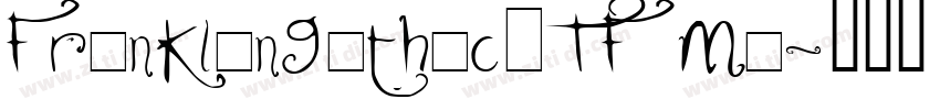 FranklinGothicATF Me字体转换